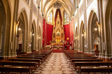 Fototapeta premium interior of church
