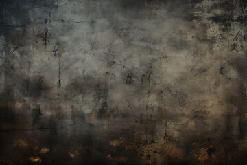 Fototapeta na wymiar Abstract background gritty grunge black texture, distressed, aged concrete wall