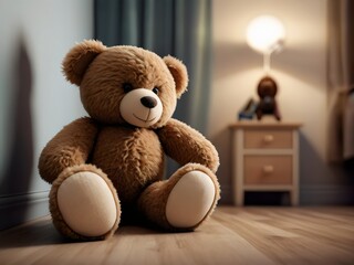 teddy bear on the floor