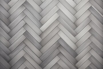 Silver oak wooden floor background. Herringbone pattern parquet backdrop