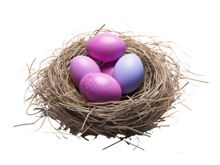 Naklejka na ściany i meble a nest with eggs in it