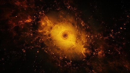 galaxy space yellow background illustration universe planets, sun astronaut, rocket comet galaxy space yellow background