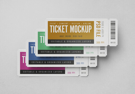Ticket Mockup