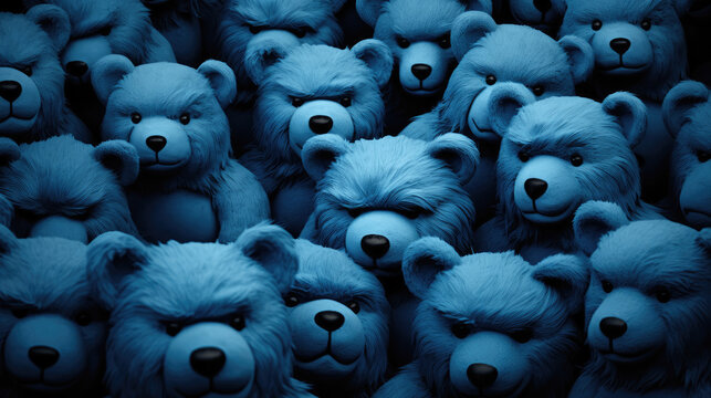 blue teddy bears