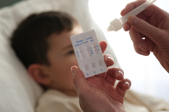 Positive test result for RSV