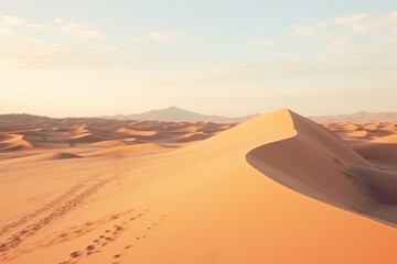 Fototapeta na wymiar Dunhuang Desert Sand Mountain Scenery