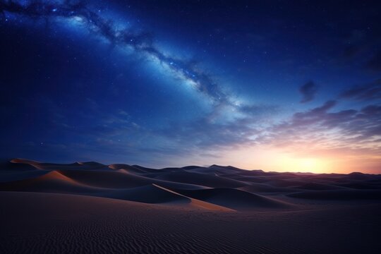Saudi Arabia Milky Way at desert