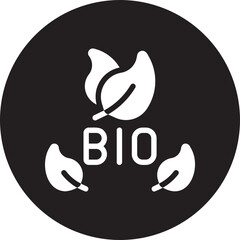 bio glyph icon