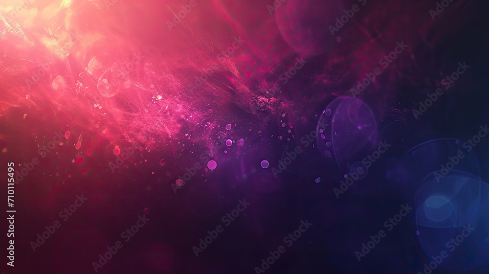 Poster abstract background with bokeh defocused lights and stars