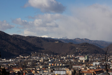 Fototapeta na wymiar view of the city Graz 