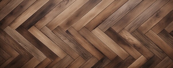 Hazelnut oak wooden floor background. Herringbone pattern parquet backdrop