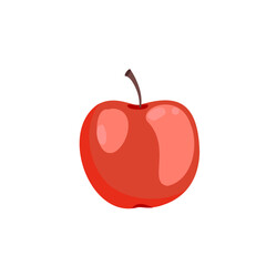 Red Apple Isolated Vector 