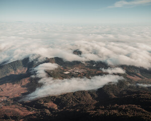 view from the volcano
