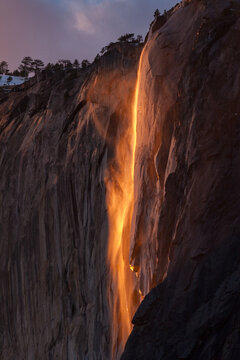 Yosemite Firefall at Horsetail Fall