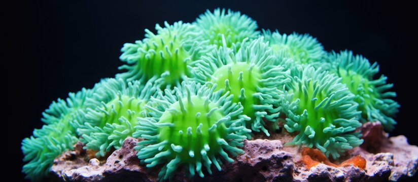 Green Pavona cactus species coral