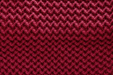 Cozy and comforting seamless pattern featuring a warm and inviting knit sweater texture in a soft ruby color