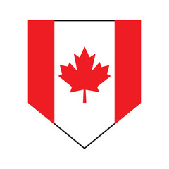 Canada national flag icon vector illustration design