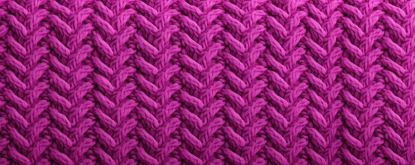 Cozy and comforting seamless pattern featuring a warm and inviting knit sweater texture in a soft fuchsia color