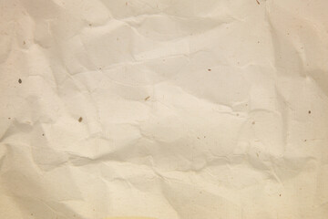 Crumpled old paper as background. Texture of parchment