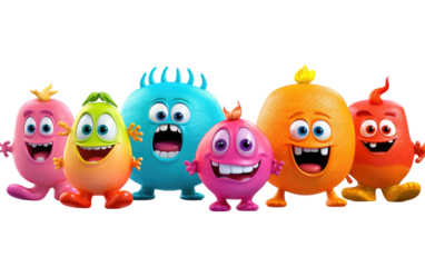 Resilience Buddies isolated on transparent Background