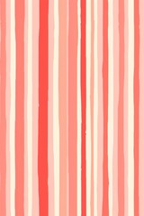 Background seamless playful hand drawn light pastel red pin stripe fabric pattern cute abstract geometric wonky across lines background texture