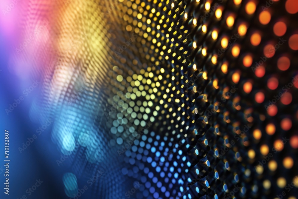 Poster A close-up view of a vibrant and colorful background. This image can be used for various design projects