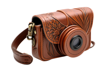 Portable Camera Encasement isolated on transparent Background