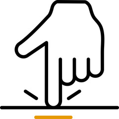 Icon Fabric Properties Black and Yellow - material hardness