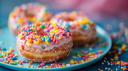 Fruity Pebbles Donuts