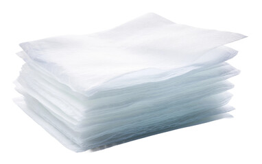 Fabric Softener Sheets isolated on transparent Background