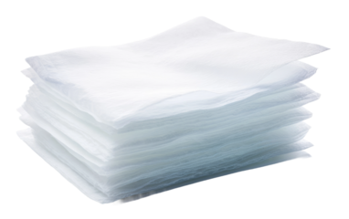 Fabric Softener Sheets isolated on transparent Background