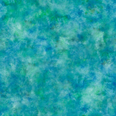 Fototapeta na wymiar Seamless watercolor, abstract background for design, aquamarine color.