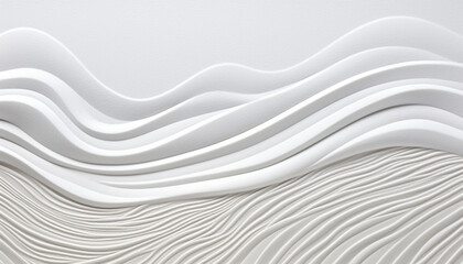 Smooth flowing wave pattern in modern abstract design generated by AI