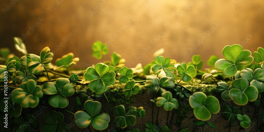 Poster A close-up view of a bunch of vibrant green plants. Perfect for adding a touch of nature to any project or design