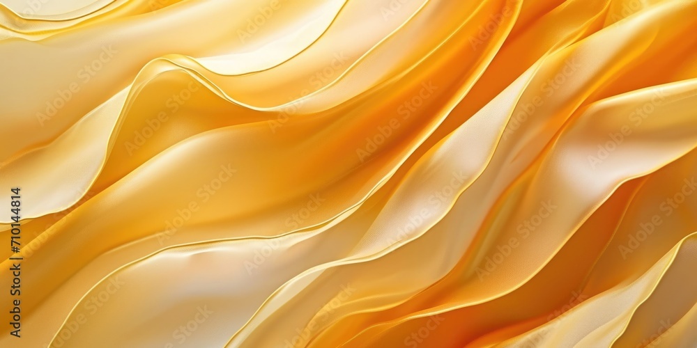 Poster a detailed view of a yellow and white fabric. can be used for textile design or background purposes