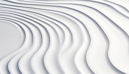 Fototapeta na wymiar Abstract wave pattern, modern design, clean elegance generated by AI