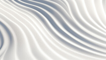 Fototapeta premium Abstract wave pattern design on bright blue backdrop generated by AI