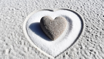 Obraz premium Love shapes emotions, romance symbolizes close up nature generated by AI