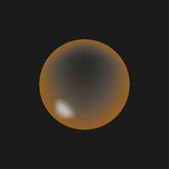  Bubble on dark background.Vector illustration