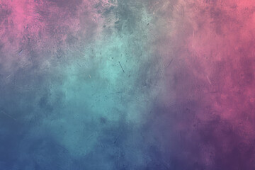 A vibrant textured background with a gradient from magenta to teal, with a rough, scratchy surface adding depth.