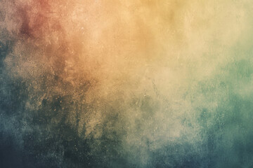 A grungy, abstract background blending warm gold and cool teal tones with a distressed, textured overlay.