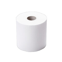 A Roll of Toilet Paper.. Isolated on a Transparent Background. Cutout PNG.