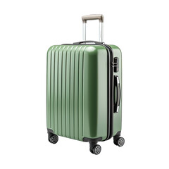 A Rolling Suitcase for Travel.. Isolated on a Transparent Background. Cutout PNG.