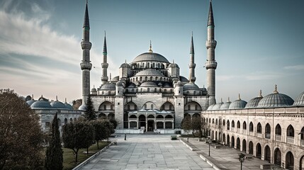 Fototapeta premium blue mosque