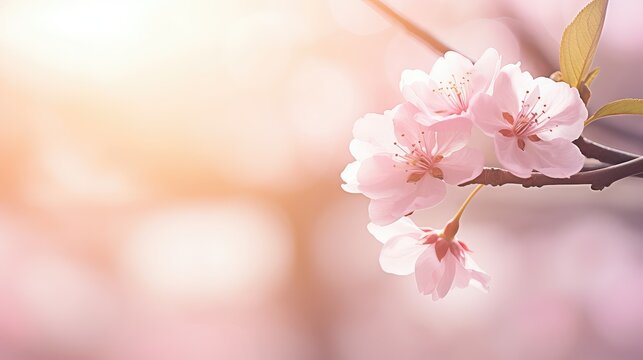 flowers sakura spring background illustration pink petals, beauty nature, season tree flowers sakura spring background