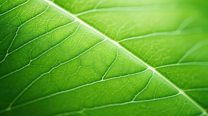 Obraz premium environment leaf green background illustration eco fresh, vibrant lush, spring summer environment leaf green background