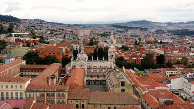Santuario Nuestra Se&ntilde;ora del Carmen church in Bogota Colombia.