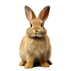 Brown Rabbit on White Floor
