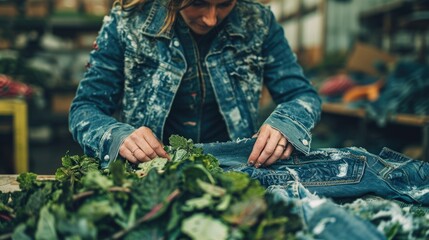 Biodegradable Denim: creating sustainable denim, focus on eco-friendly fashion practices