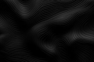 A black background with a pattern of curved black lines
